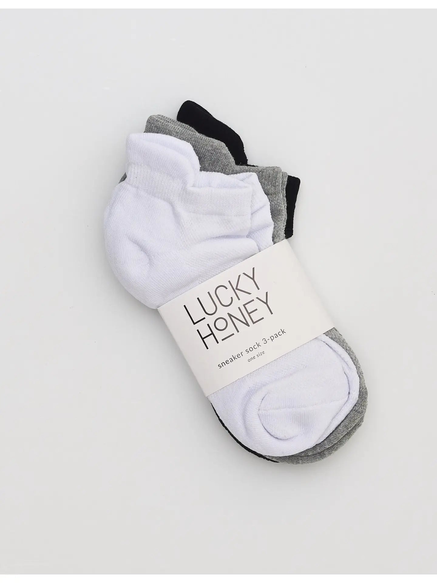 LUCKY HONEY- SNEAKER SOCK 3- PACK