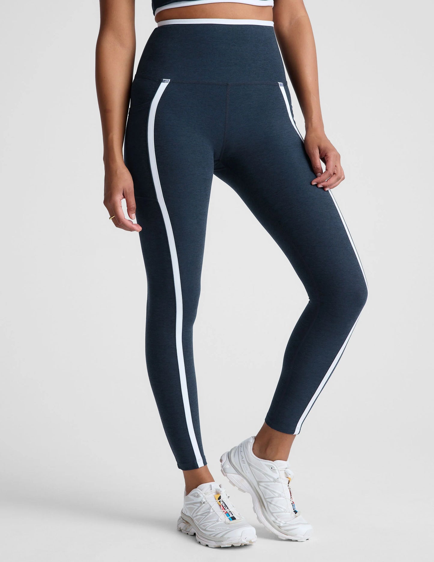 BEYOND YOGA- SPACEDYE NEW MOVES HIGH WAISTED MIDI LEGGING