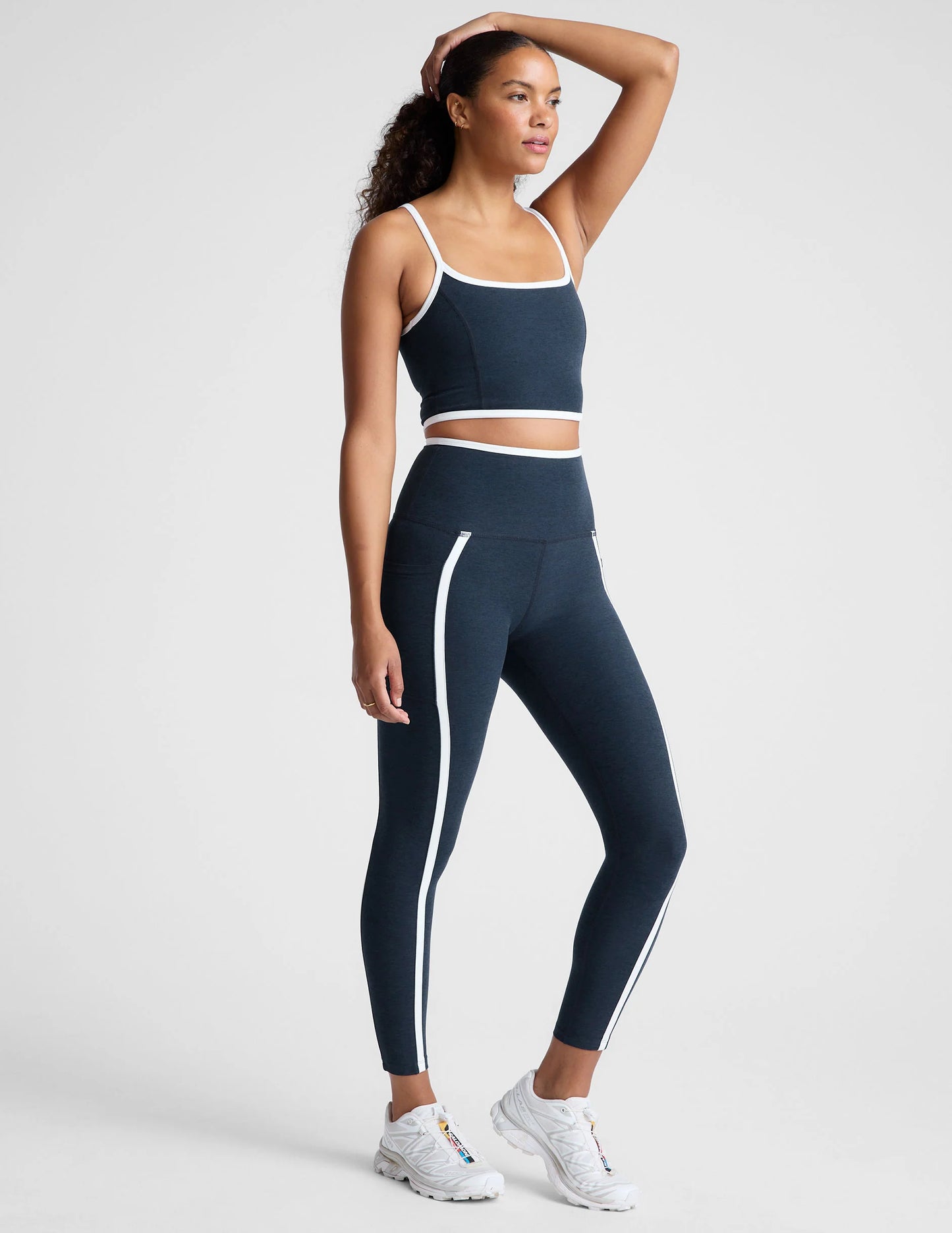 BEYOND YOGA- SPACEDYE NEW MOVES HIGH WAISTED MIDI LEGGING