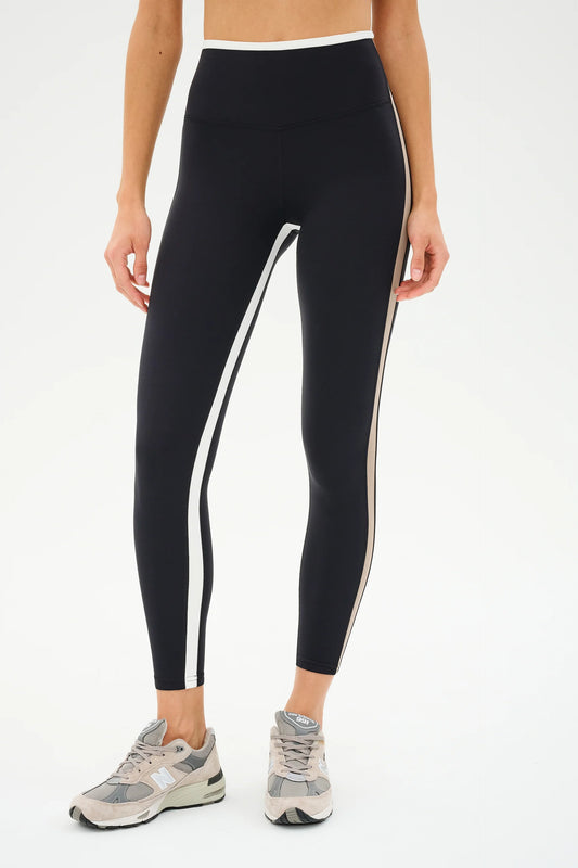 SPLITS59- SAM HIGH WAIST RIGOR 7/8 BLACK/LATTE