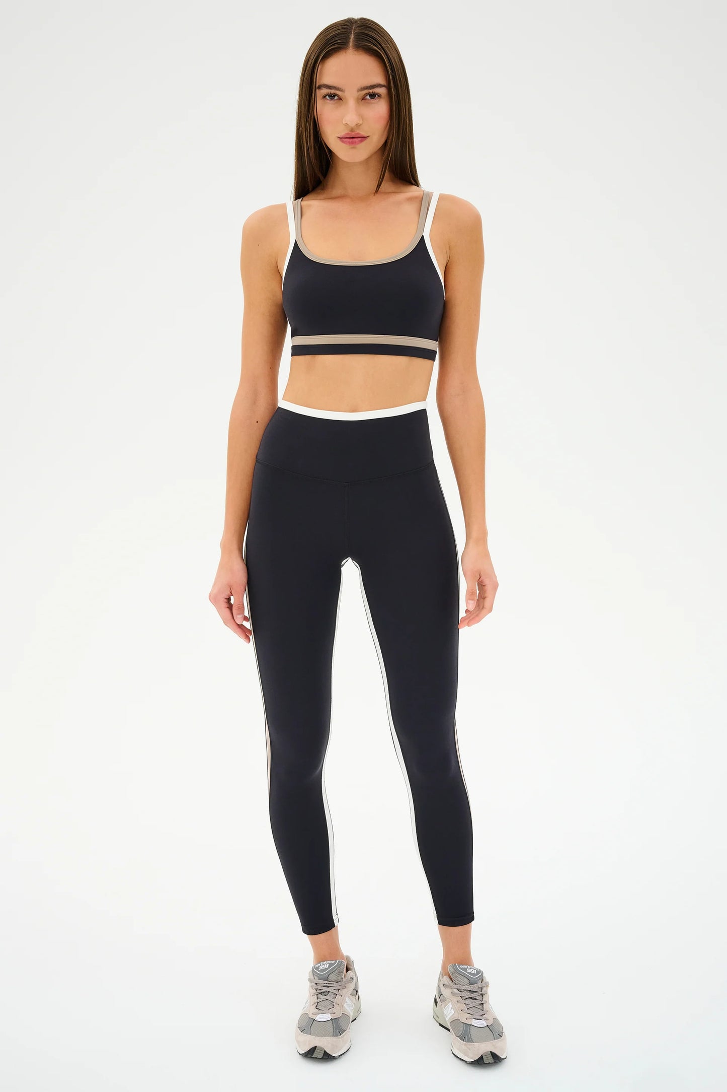 SPLITS59- SAM HIGH WAIST RIGOR 7/8 BLACK/LATTE