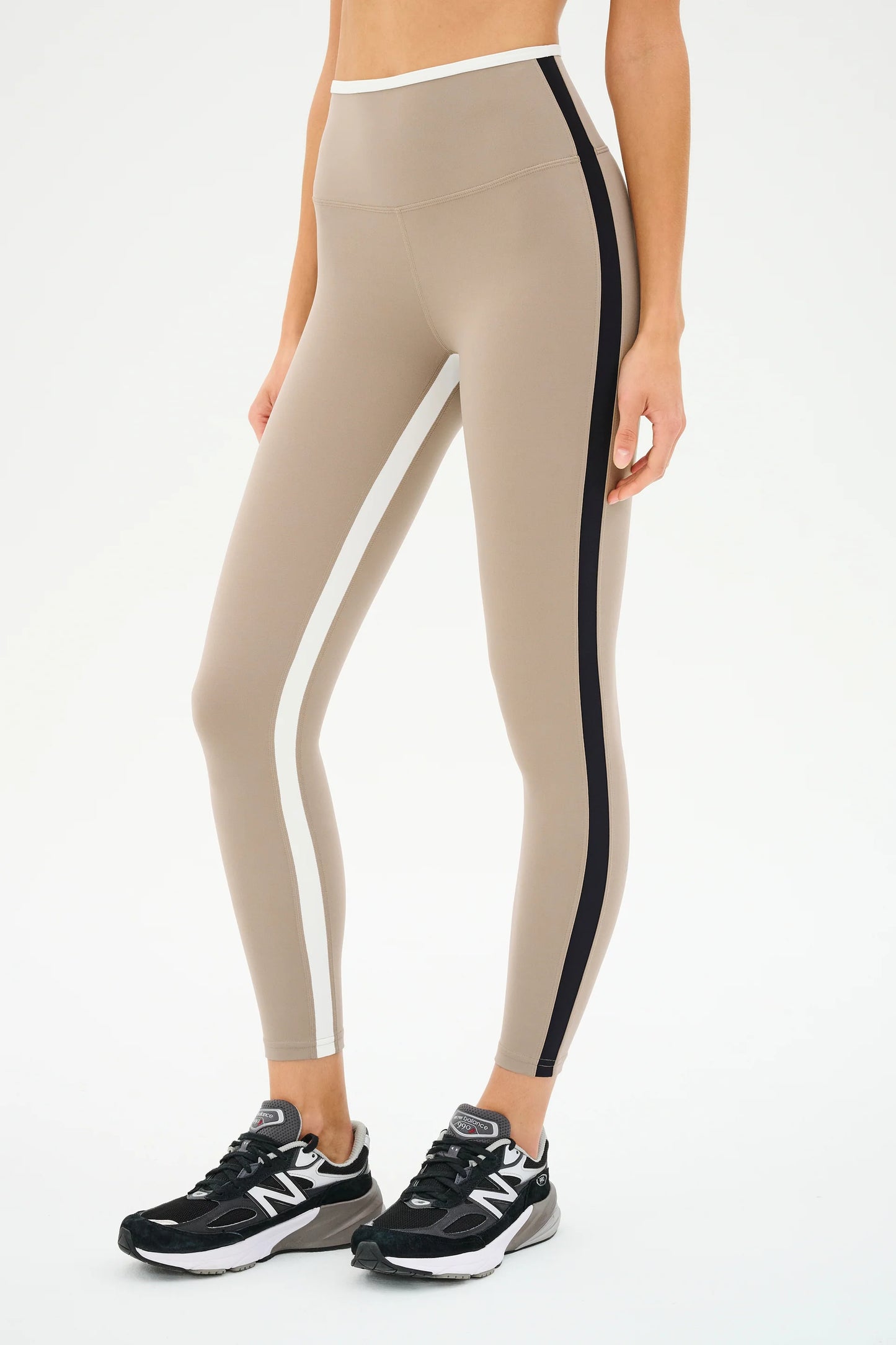 SPLITS59- SAM HIGH WAIST RIGOR 7/8 LATTE/BLACK