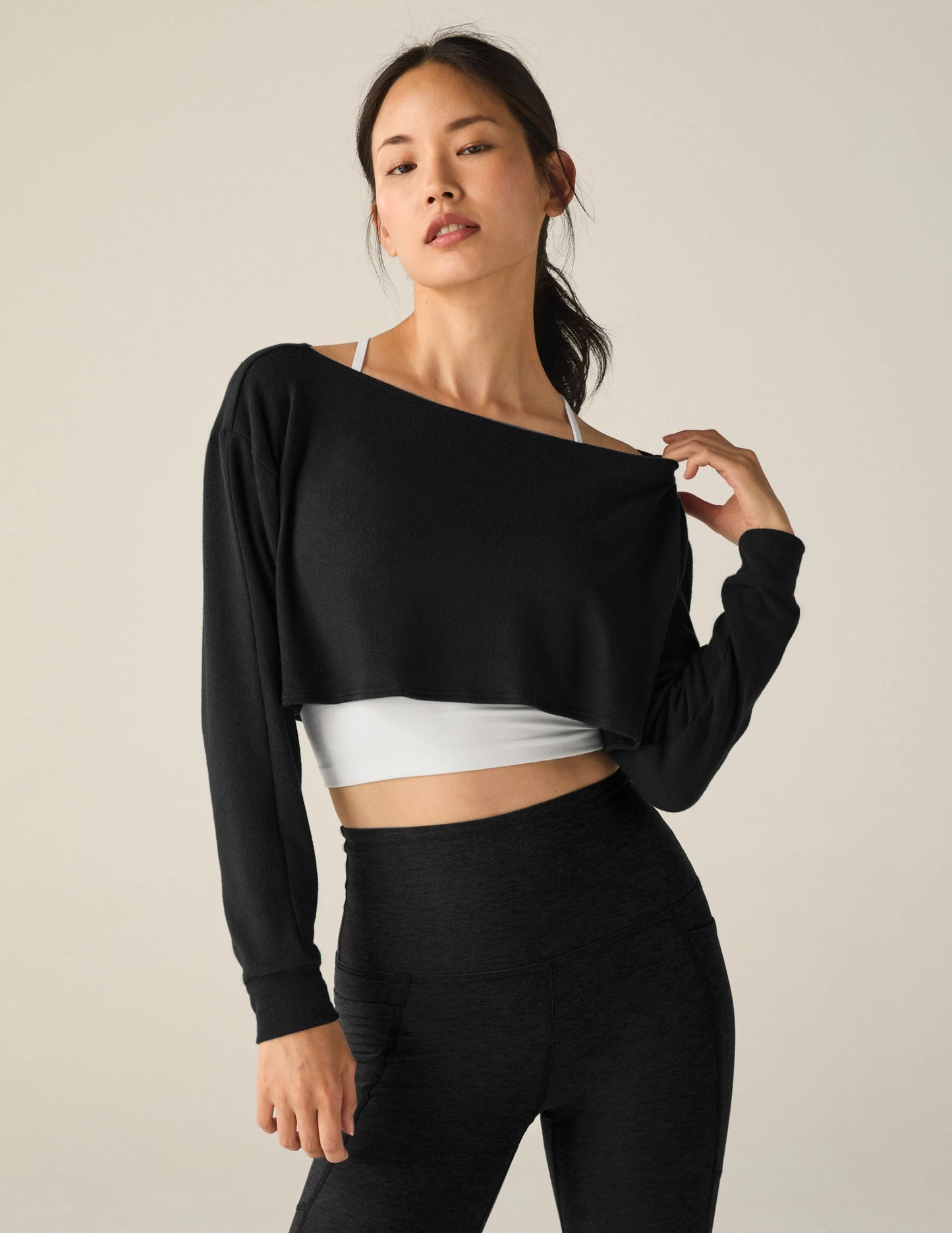 BEYOND YOGA- DUET 2-WAY CONVERTIBLE SHRUG