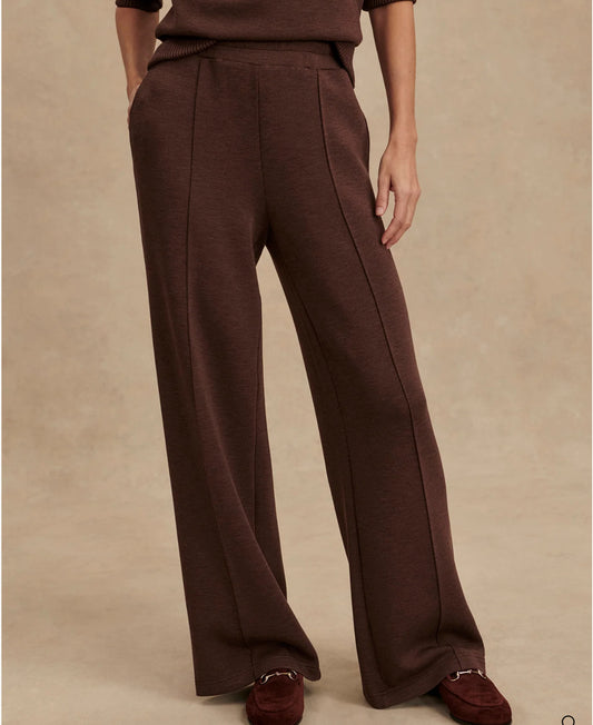 VARLEY- WIDE LEG PANT 28 COFFEE BEAN