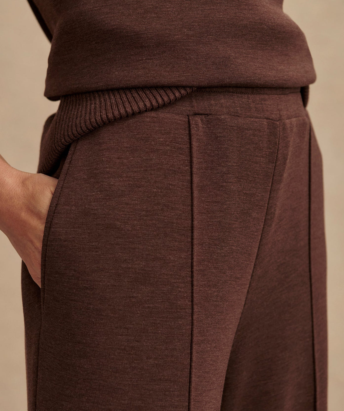 VARLEY- WIDE LEG PANT 28 COFFEE BEAN