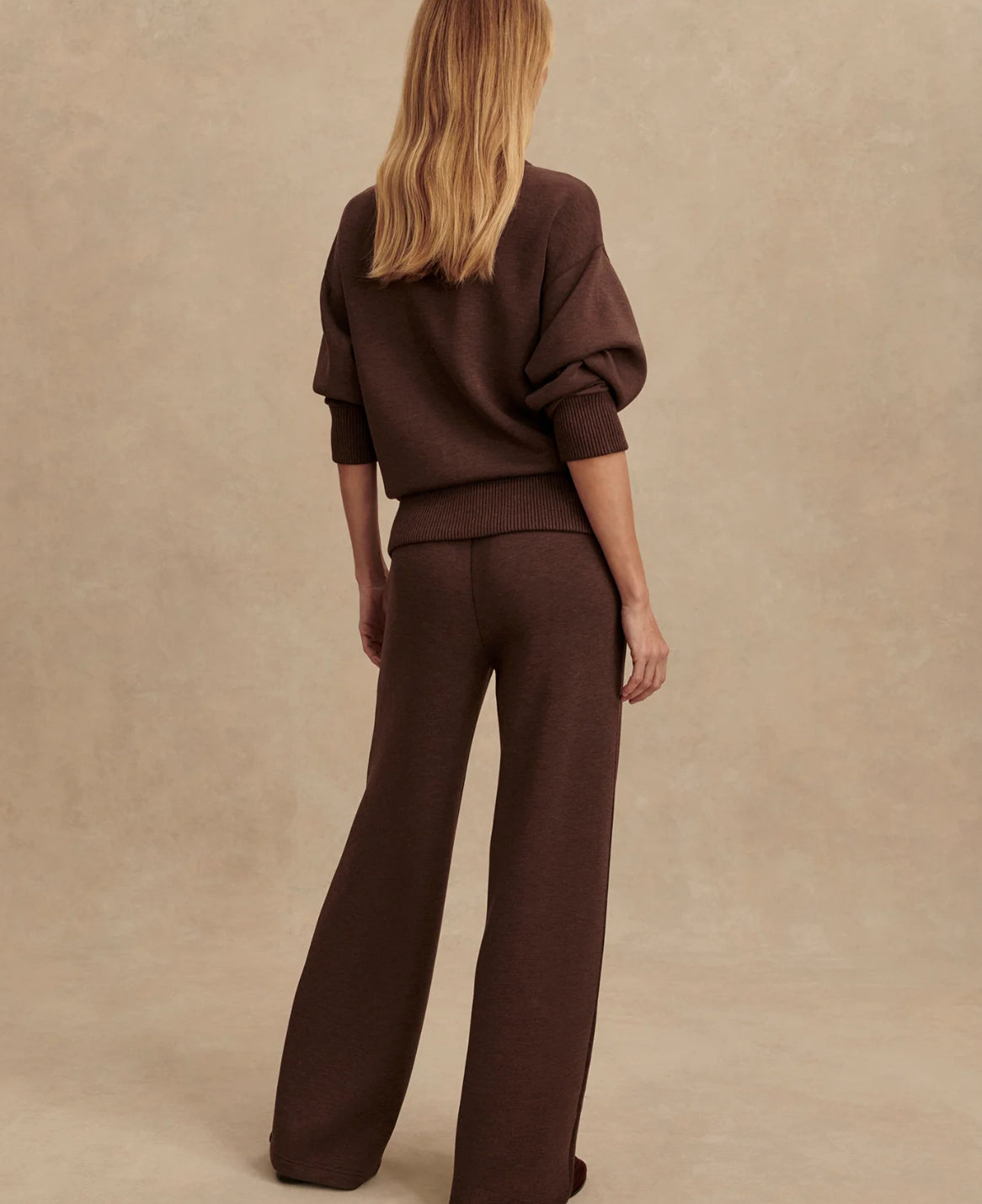 VARLEY- WIDE LEG PANT 28 COFFEE BEAN