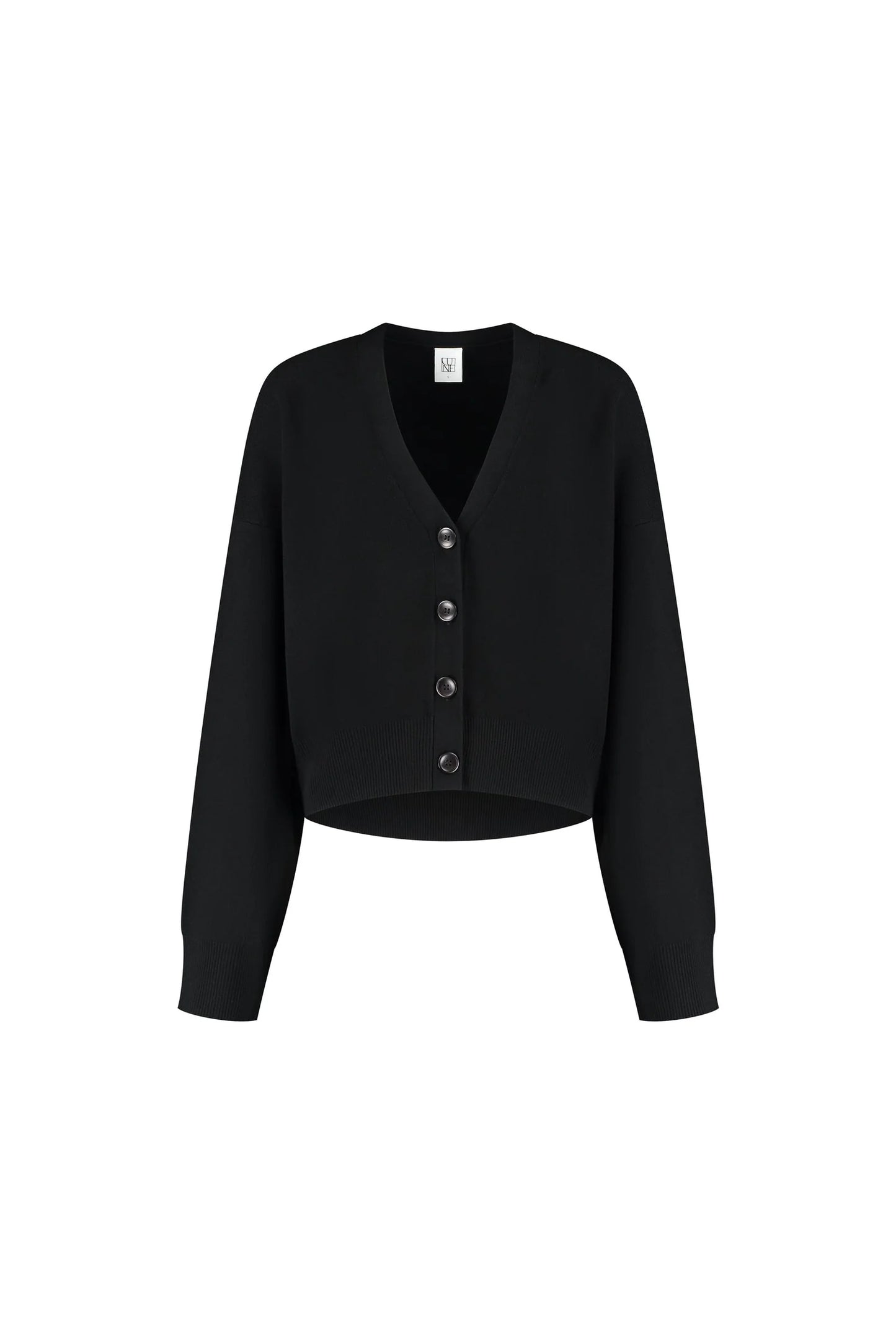 LUNE ACTIVE- OLLY CARDIGAN BLACK