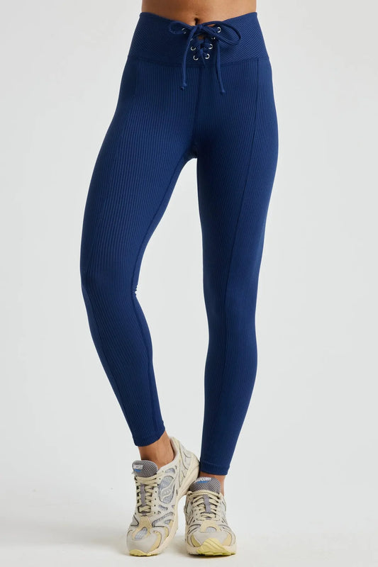 YEAR OF OURS- RIBBED FOOTBALL LEGGING NAVY