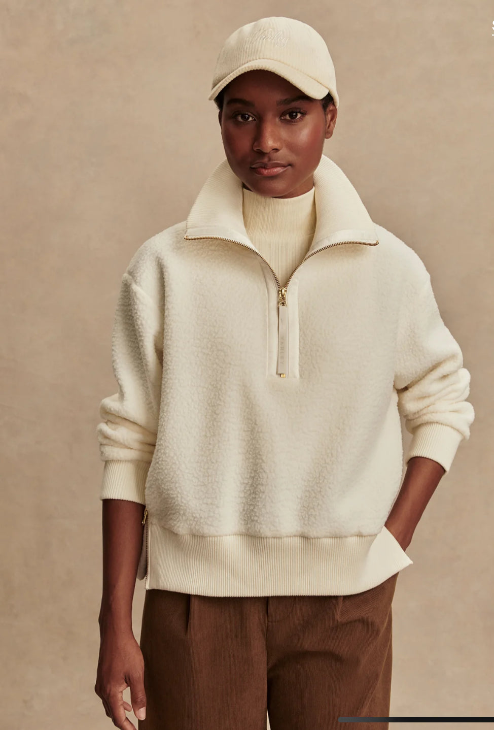 VARLEY- ROSELLE HALF ZIP FLEECE