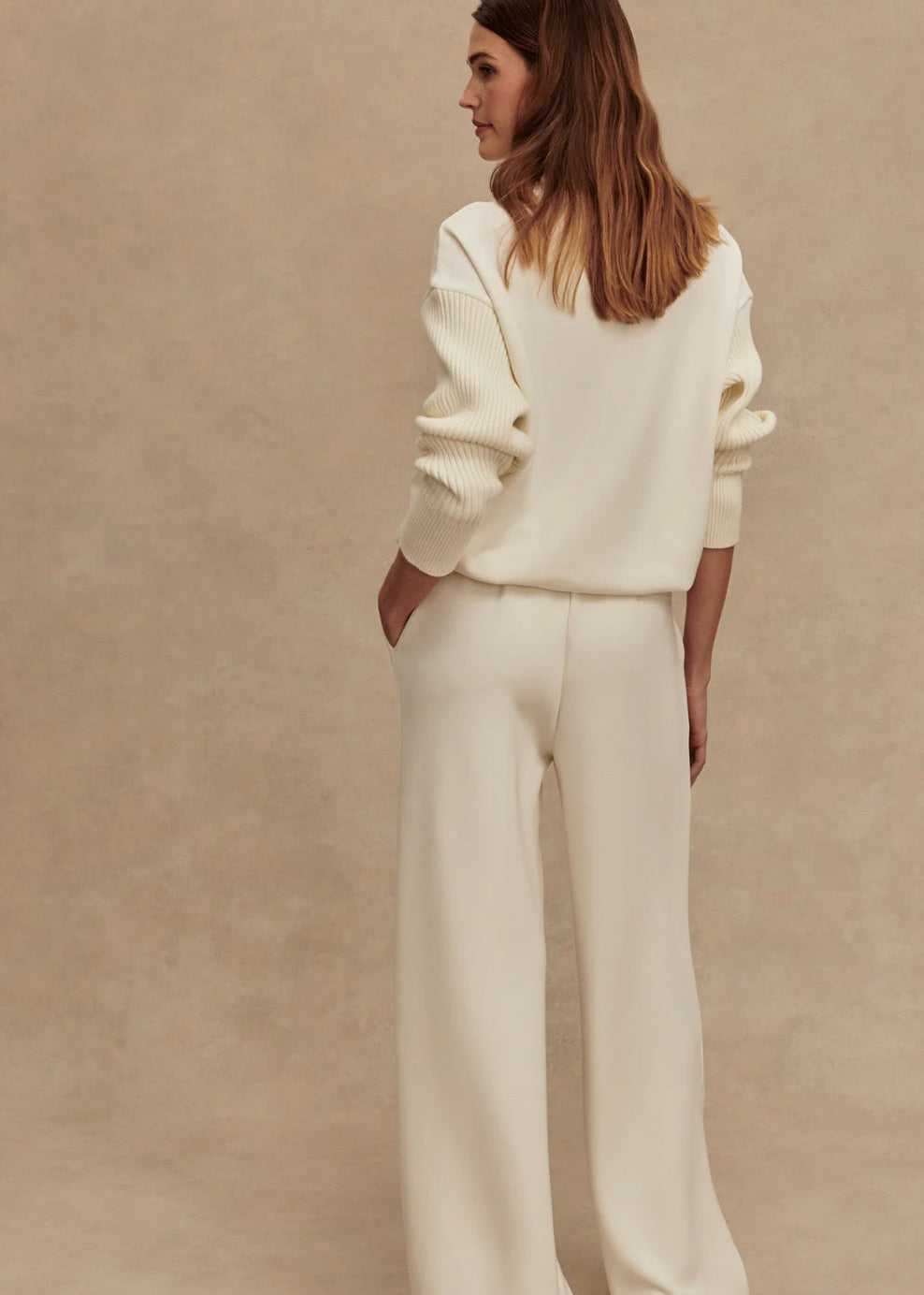 VARLEY- THE EXTRA WIDE LEG PANT 29.5” EGRET