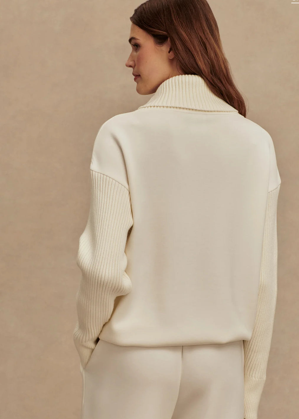 VARLEY- HANNAH COWL NECK SWEAT