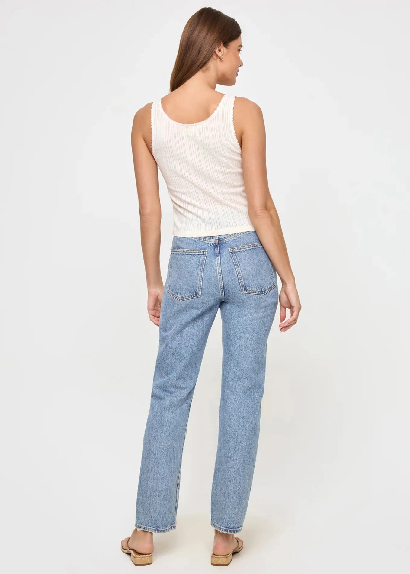 L SPACE- JEANIE POINTELLE TANK