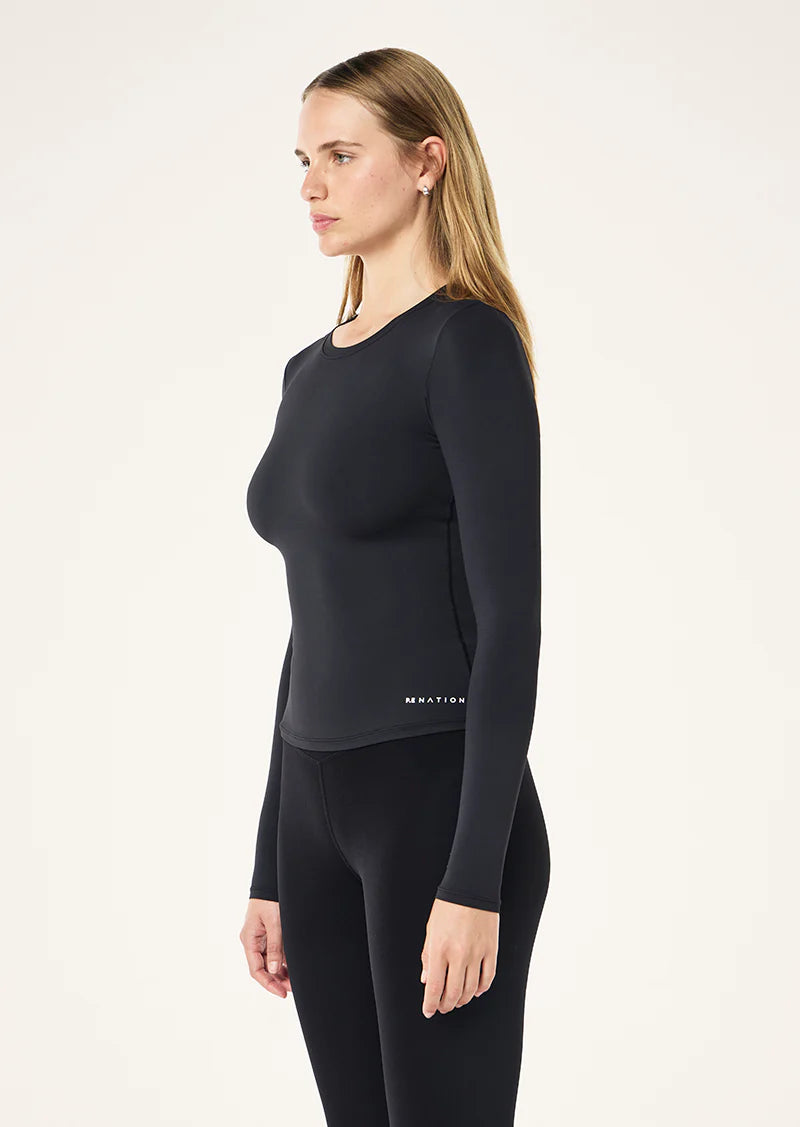 PE NATION- FOUNDATION LS TOP