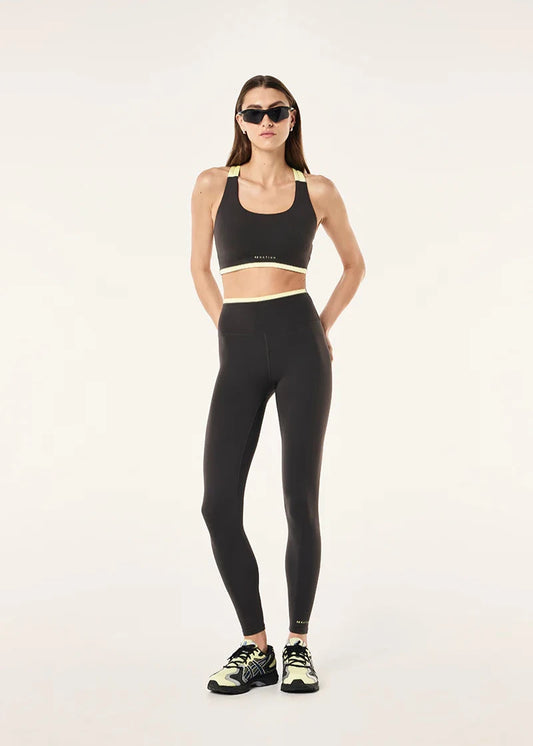 PE NATION- VITA LEGGING- SMOKESTONE/LEMONADE