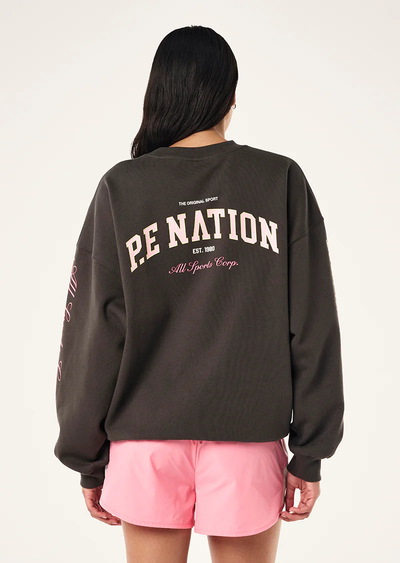 PE NATION- SMOKE SWEATSHIRT