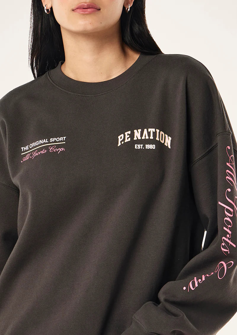PE NATION- SMOKE SWEATSHIRT