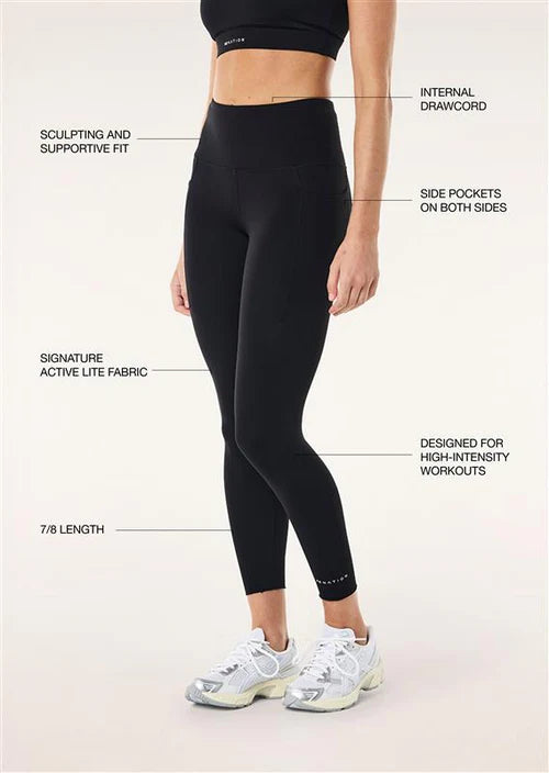 PE NATION- RECALIBRATE 7/8 LEGGING BLACK