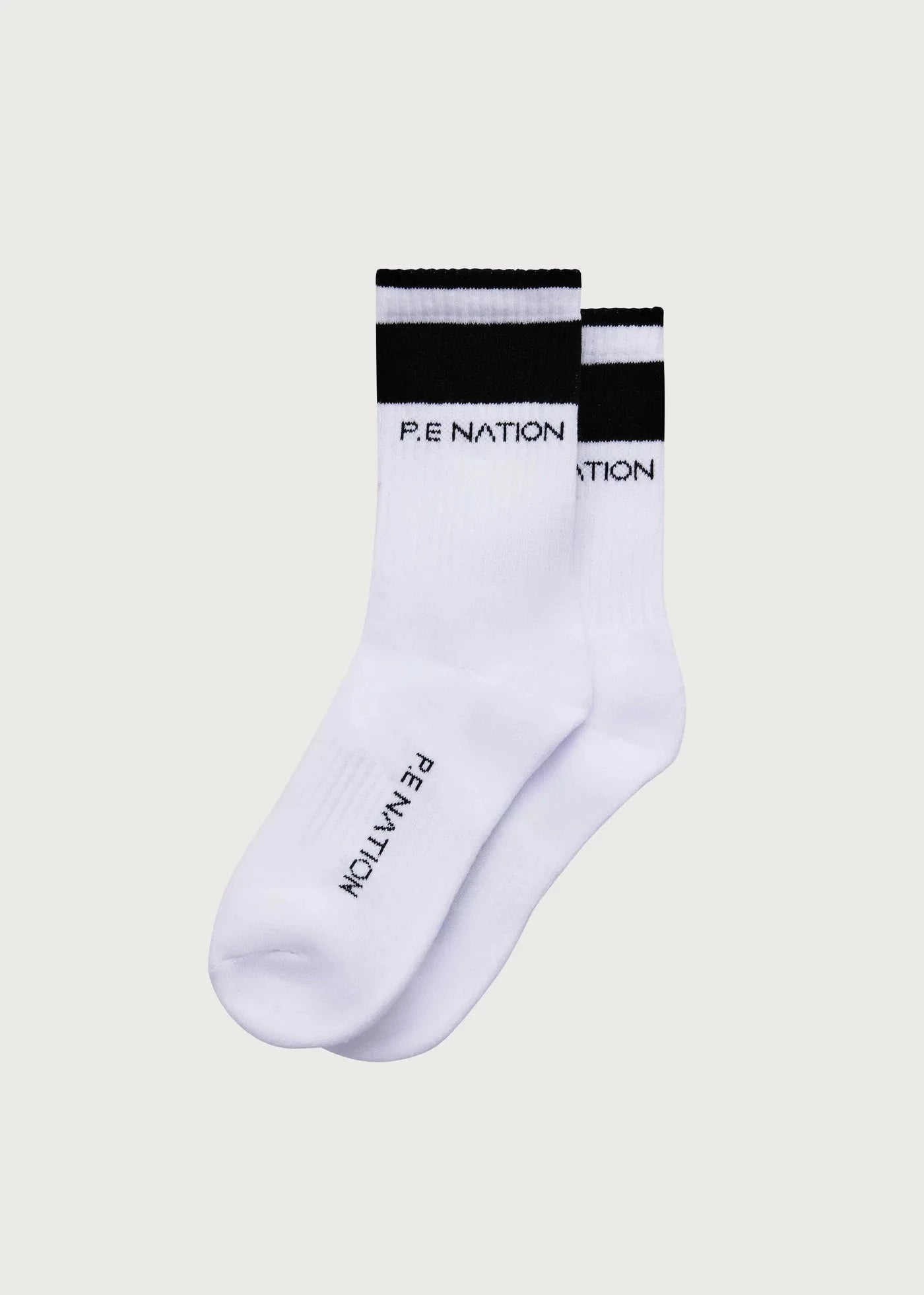 PE NATION- HOMAGE SOCK BLACK/WHITE