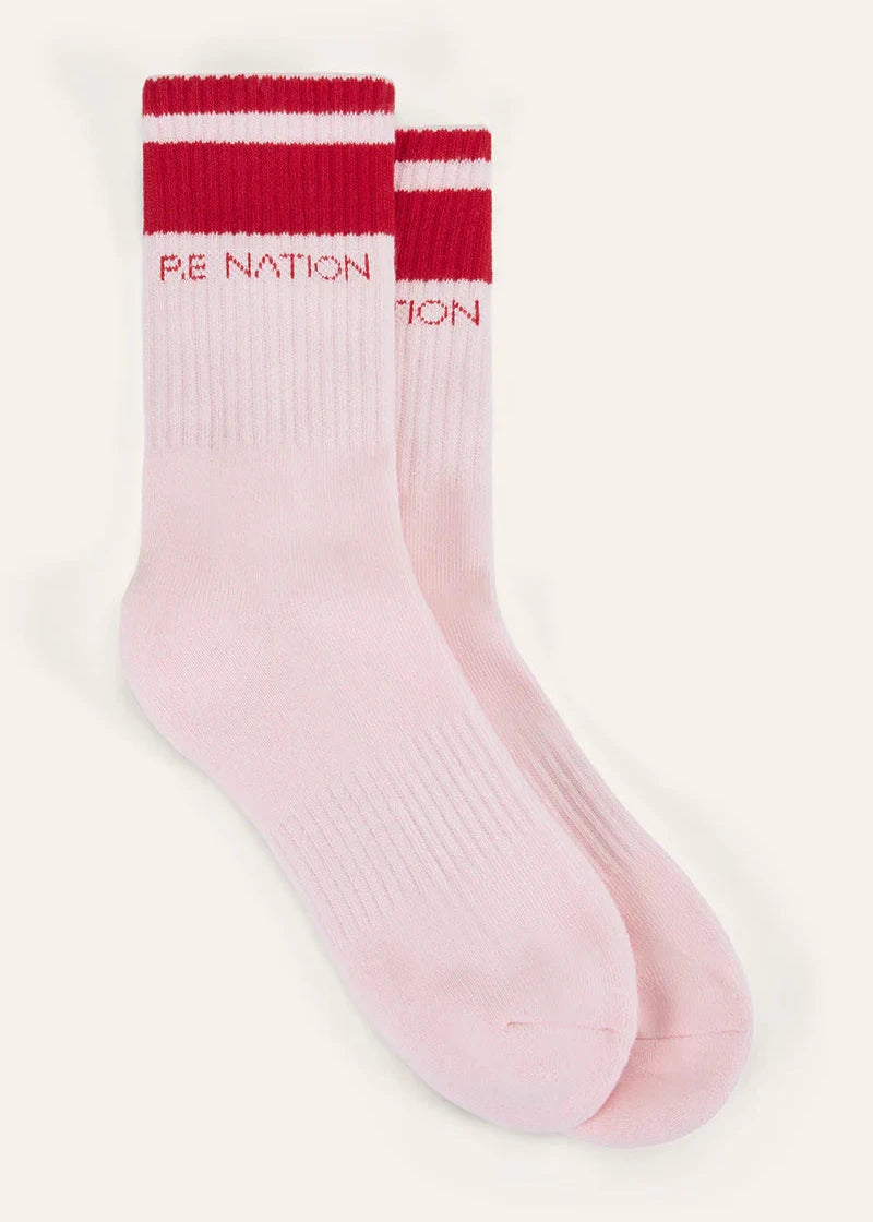 PE NATION- HOMEAGE SOCK STRAWBERRY