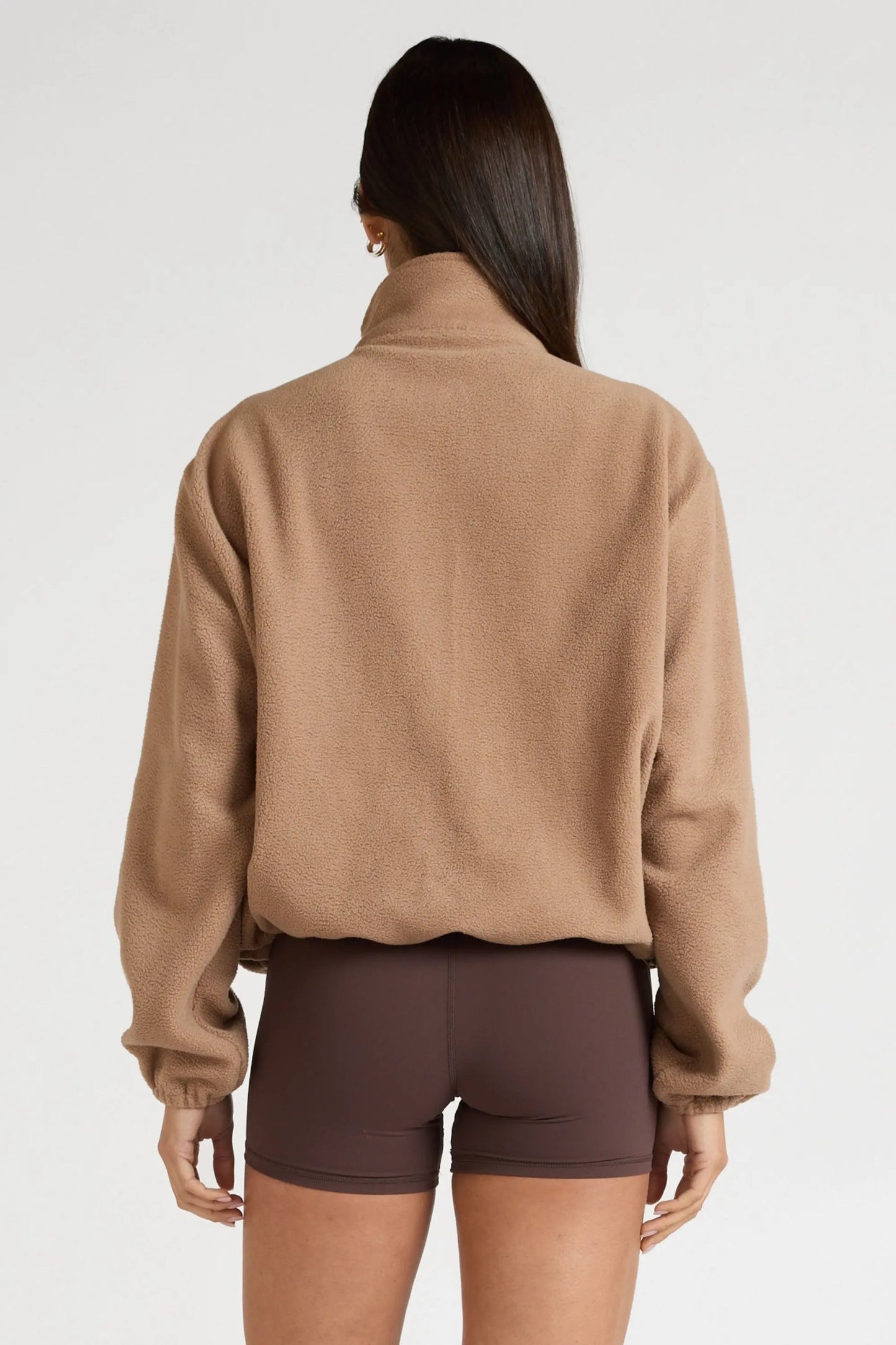 ALL FENIX- SOFT FLEECE ZIP JACKET HAZELNUT