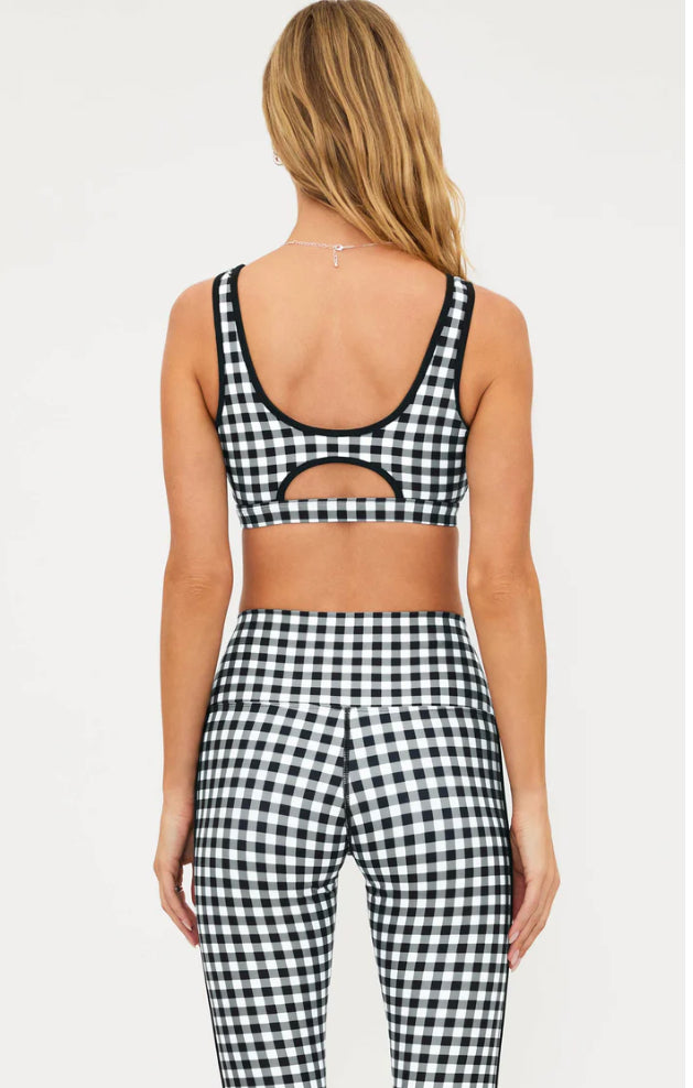 BEACH RIOT- OLYMPIA TOP- GINGHAM