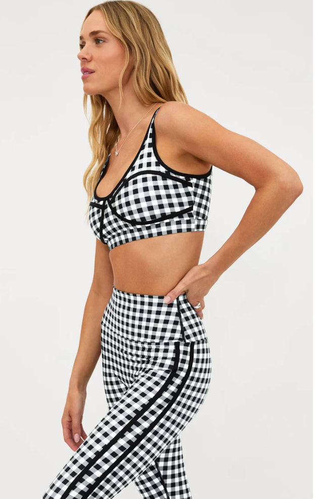 BEACH RIOT- OLYMPIA TOP- GINGHAM