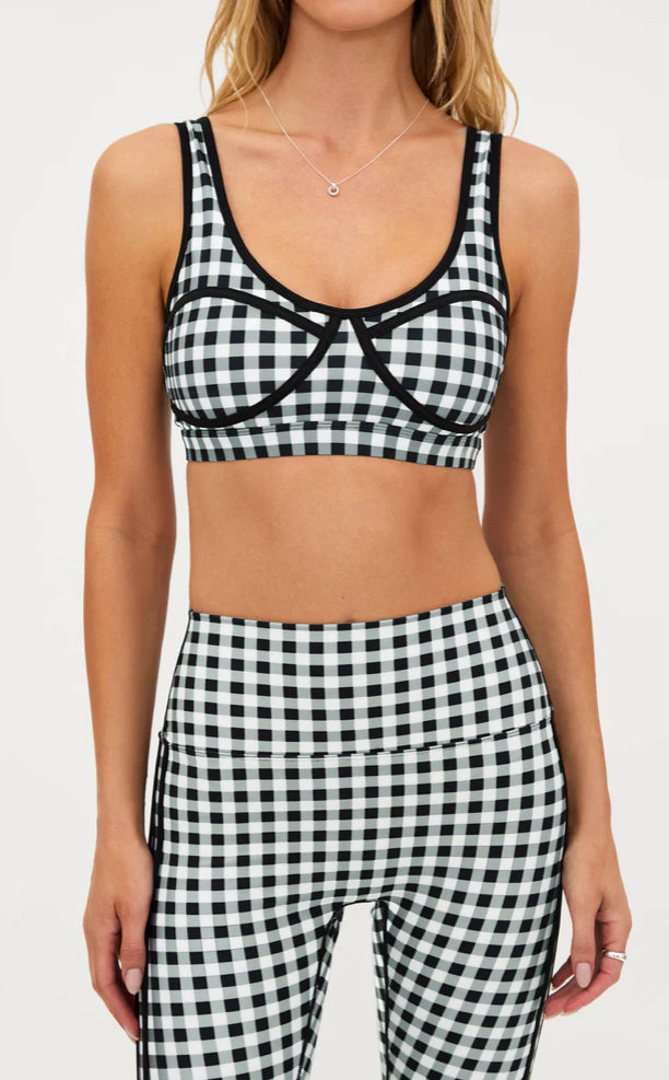 BEACH RIOT- OLYMPIA TOP- GINGHAM