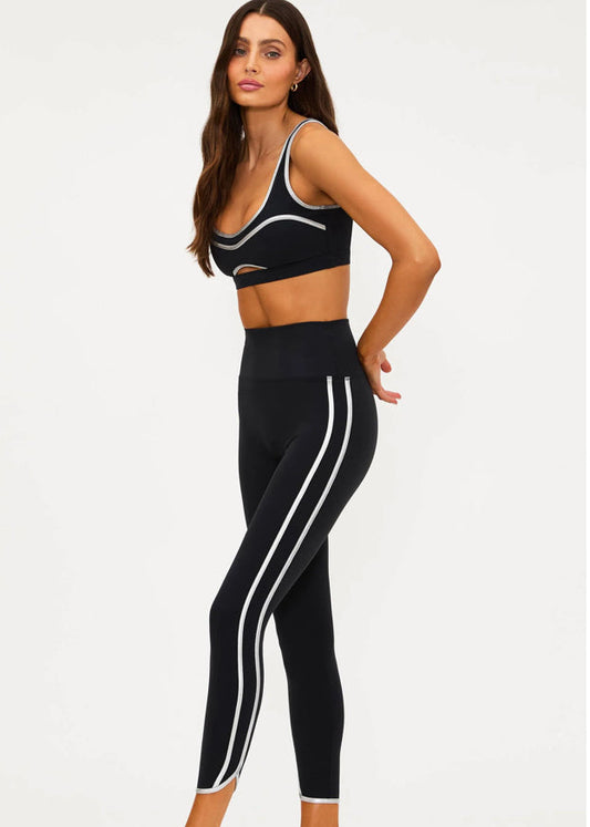 BEACH RIOT- NELLA LEGGING-  SILVER SHINE