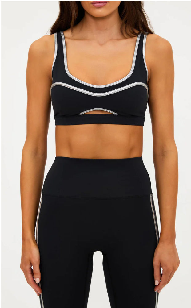 BEACH RIOT- NELLA LEGGING-  SILVER SHINE