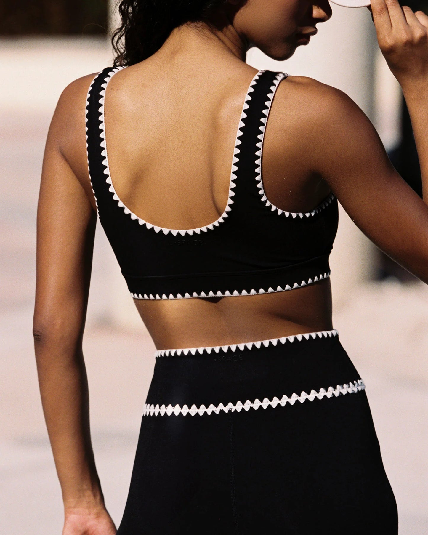 L SPACE- HEARTBREAKER BRA BLACK