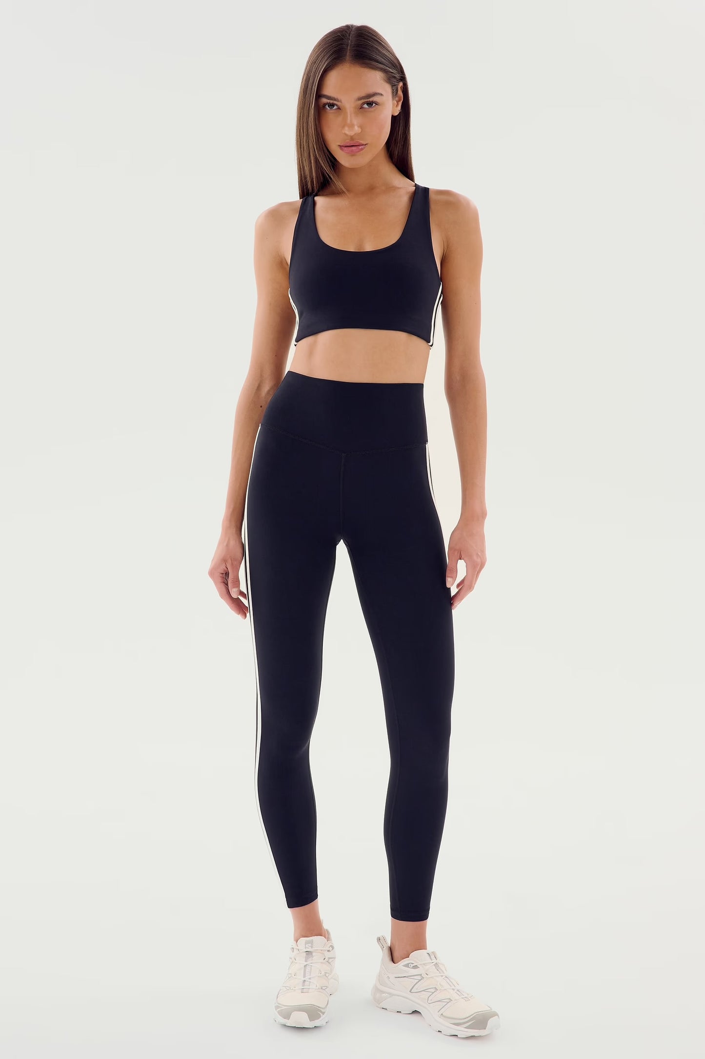 SPLITS59- ELLA AIRWEIGHT BRA BLACK/WHITE