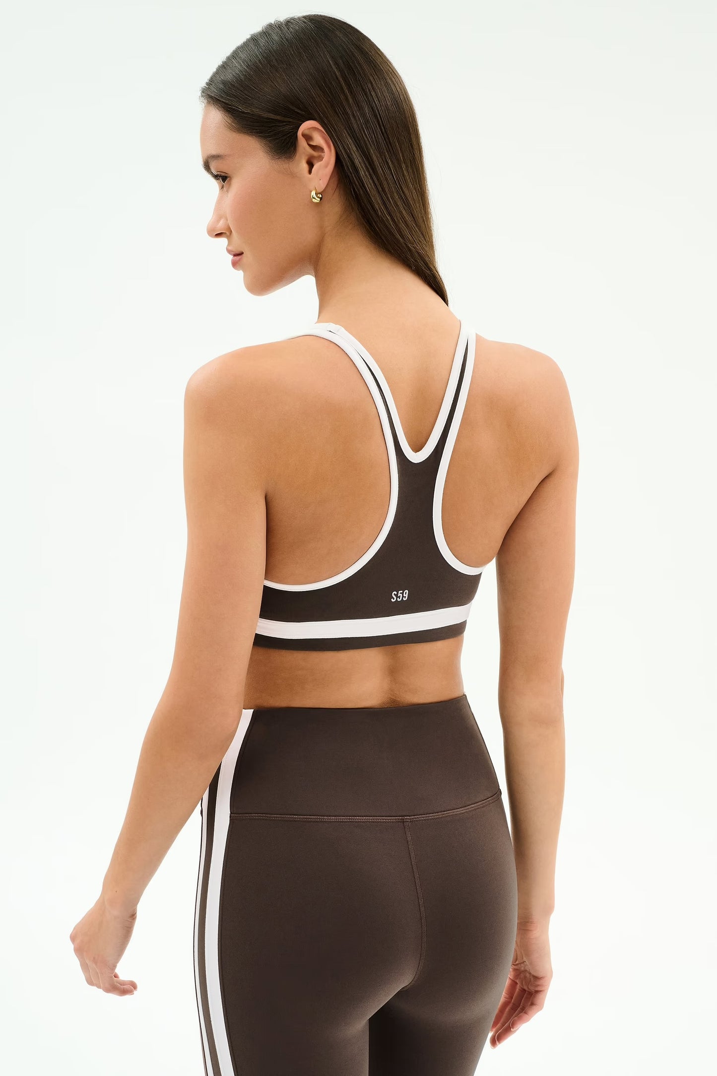 SPLITS59- BIANCA RIGOR BRA DARK CHOCOLATE