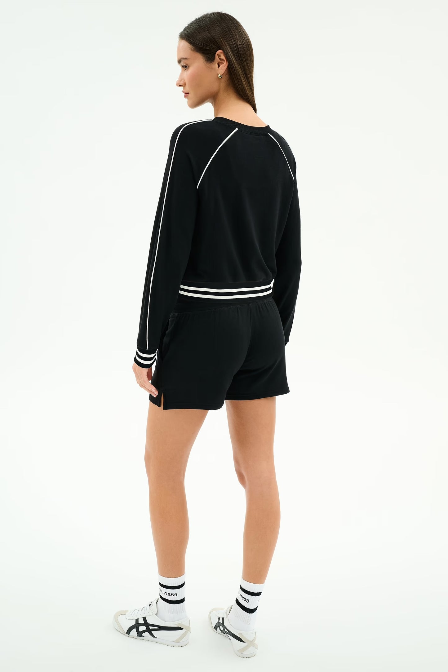 SPLITS59- REENA SWEATSHORT BLACK