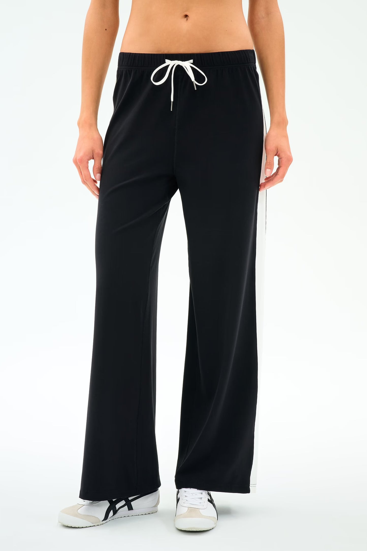 SPLITS59- WILLOW WIDE LEG BLACK/WHITE
