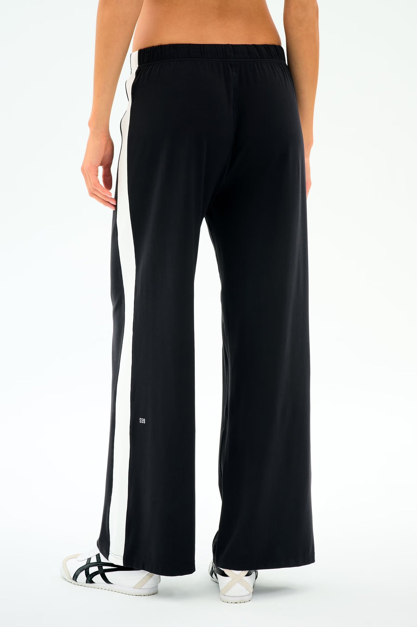 SPLITS59- WILLOW WIDE LEG BLACK/WHITE