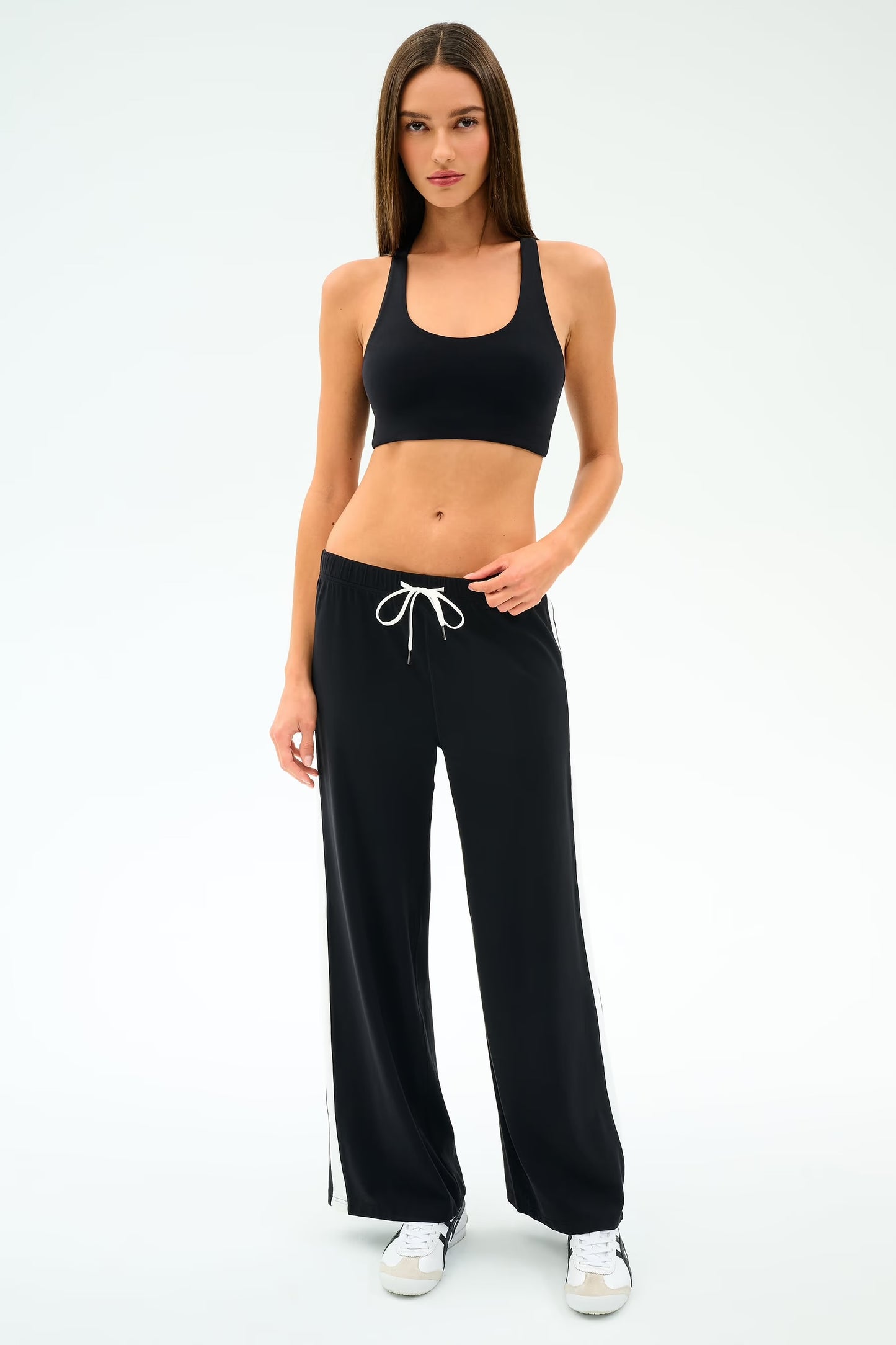 SPLITS59- WILLOW WIDE LEG BLACK/WHITE