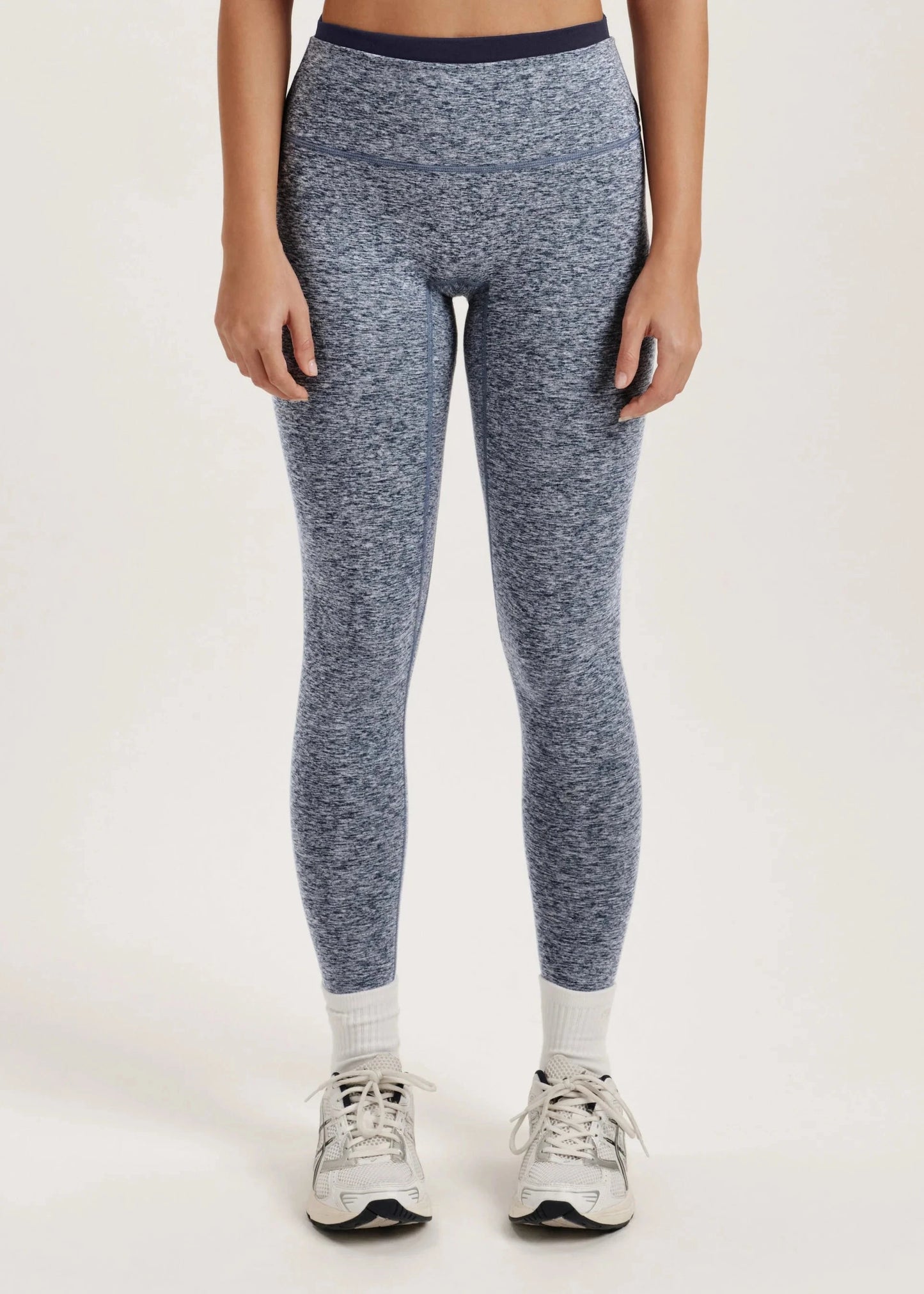 SET ACTIVE- FORMCLOUD CLOUD HIGH RISE LEGGING- PEPPER HEATHER GREY