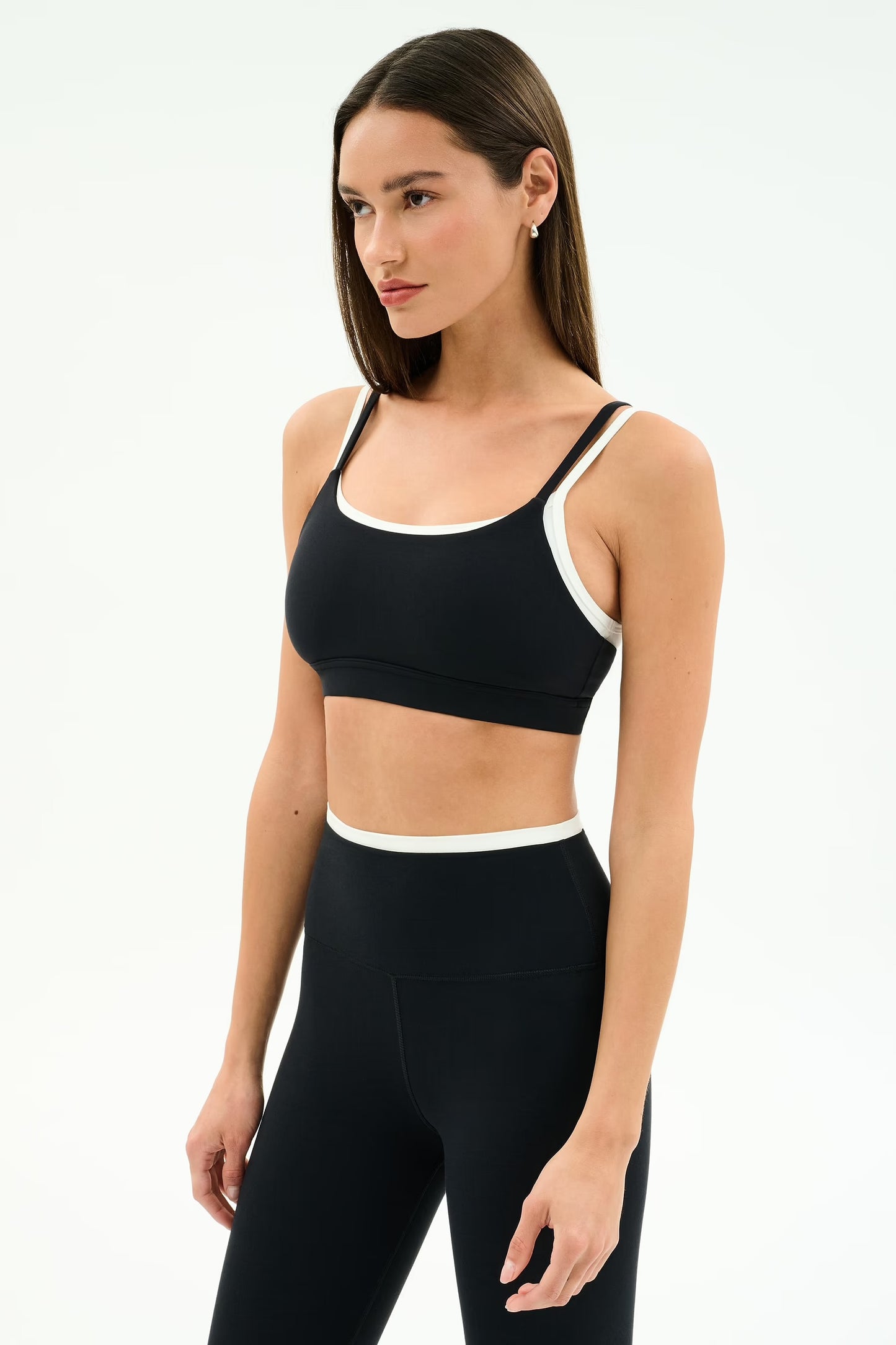 SPLITS59- ELLIAH BRA BLACK/WHITE